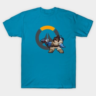 Overwatch - 16-Bit Mei W/ Logo T-Shirt